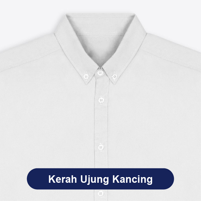 kerah ucung kancing